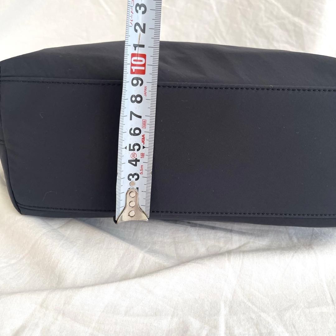 【美品】agnes b. アニエスベー　2way ショルダーバッグ　ロゴチャーム