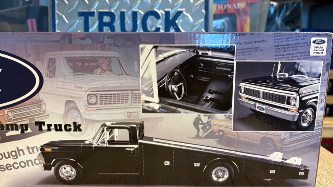 1970 フォードF350 Ramp T ruck 1:18