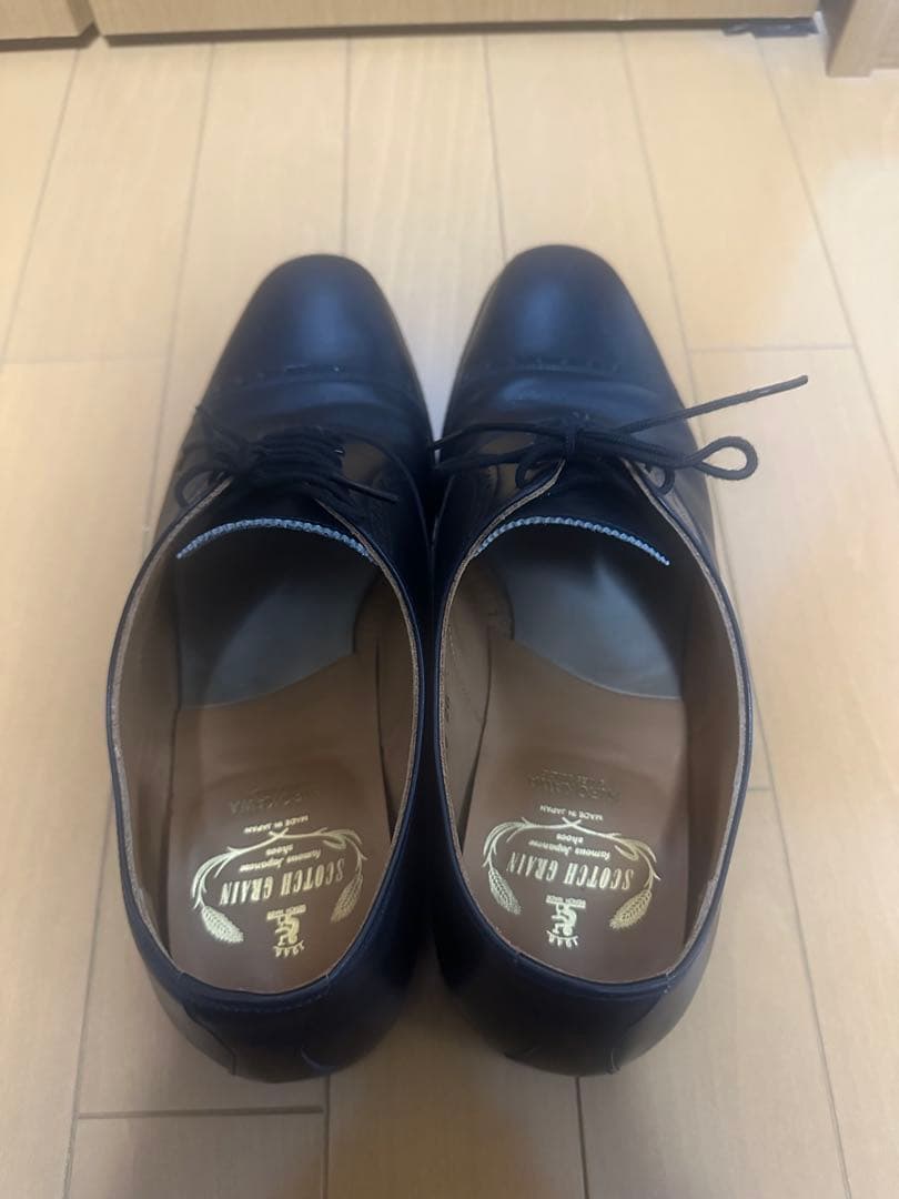 Scotch Grain ネイビー ビジネスシューズ