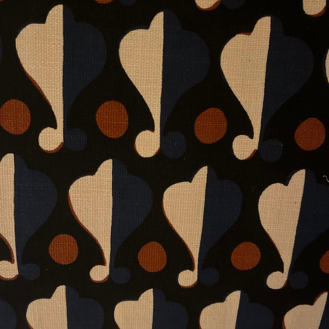 柚木沙弥郎 小巾布 スペード 民藝 型染め のれん フォークアート IDEE