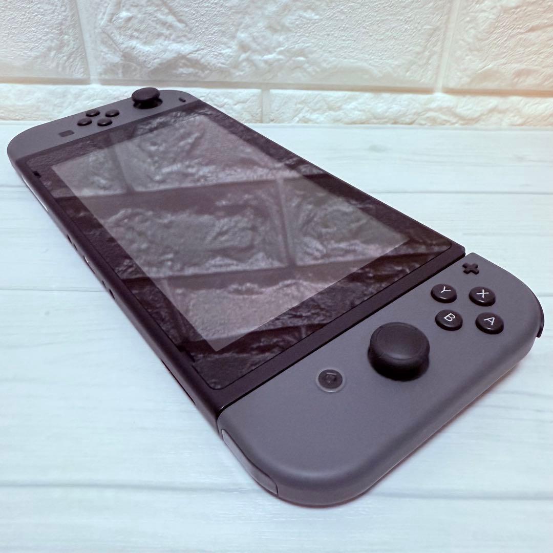 【美品】Nintendo Switch 本体 グレー 2023年バッテリー強化版