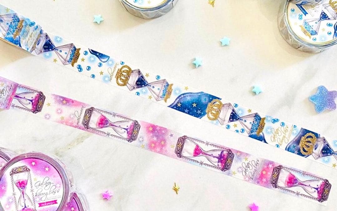 melomoonさんマスキングテープ24巻+缶バッジまとめ売り　セット限定レアも