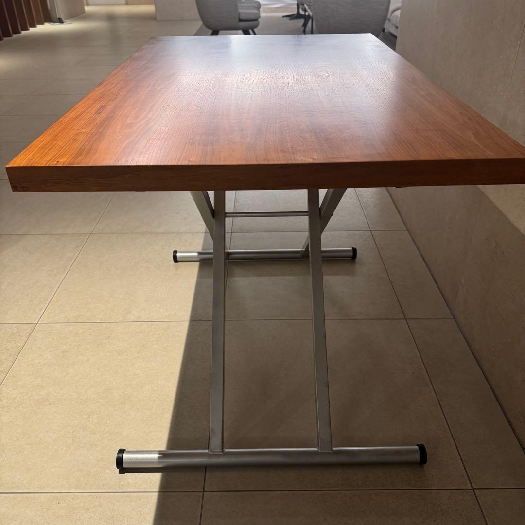 ニトリ 昇降テーブル ACTIVE（アクティブ）120cm ウォルナット 美品