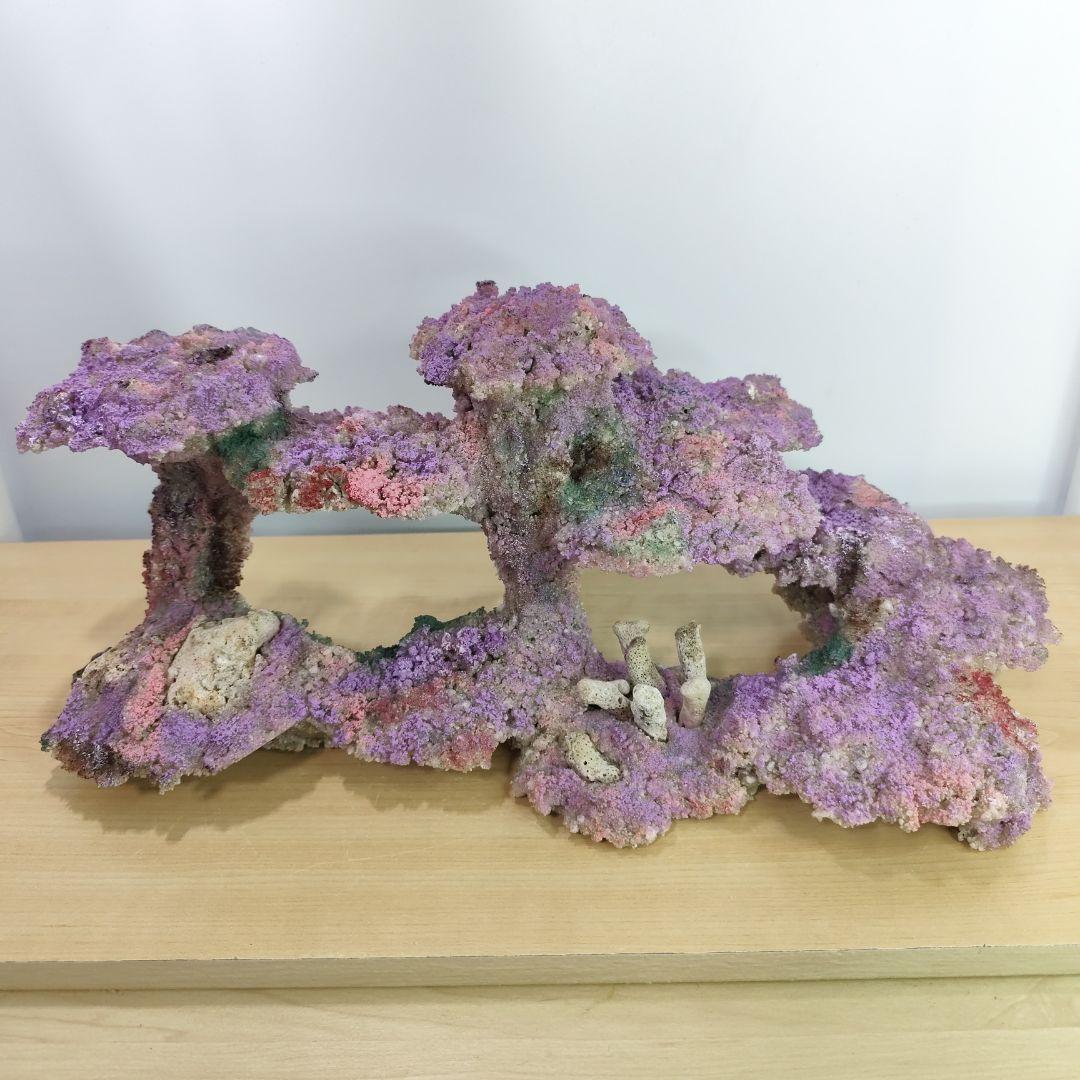 2個セット✐プラグ穴付き 新品 人工ライブロック 60cm海水水槽用 レプリカ