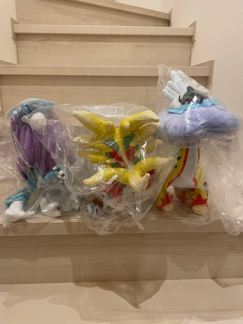 ポケモン　ぬいぐるみ　ウネルミナモ　タケルライコ　ウガツホムラ