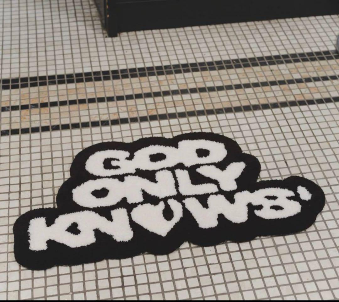 【GOD ONLY KNOWS】岩田剛典　マットロゴ　ラグ