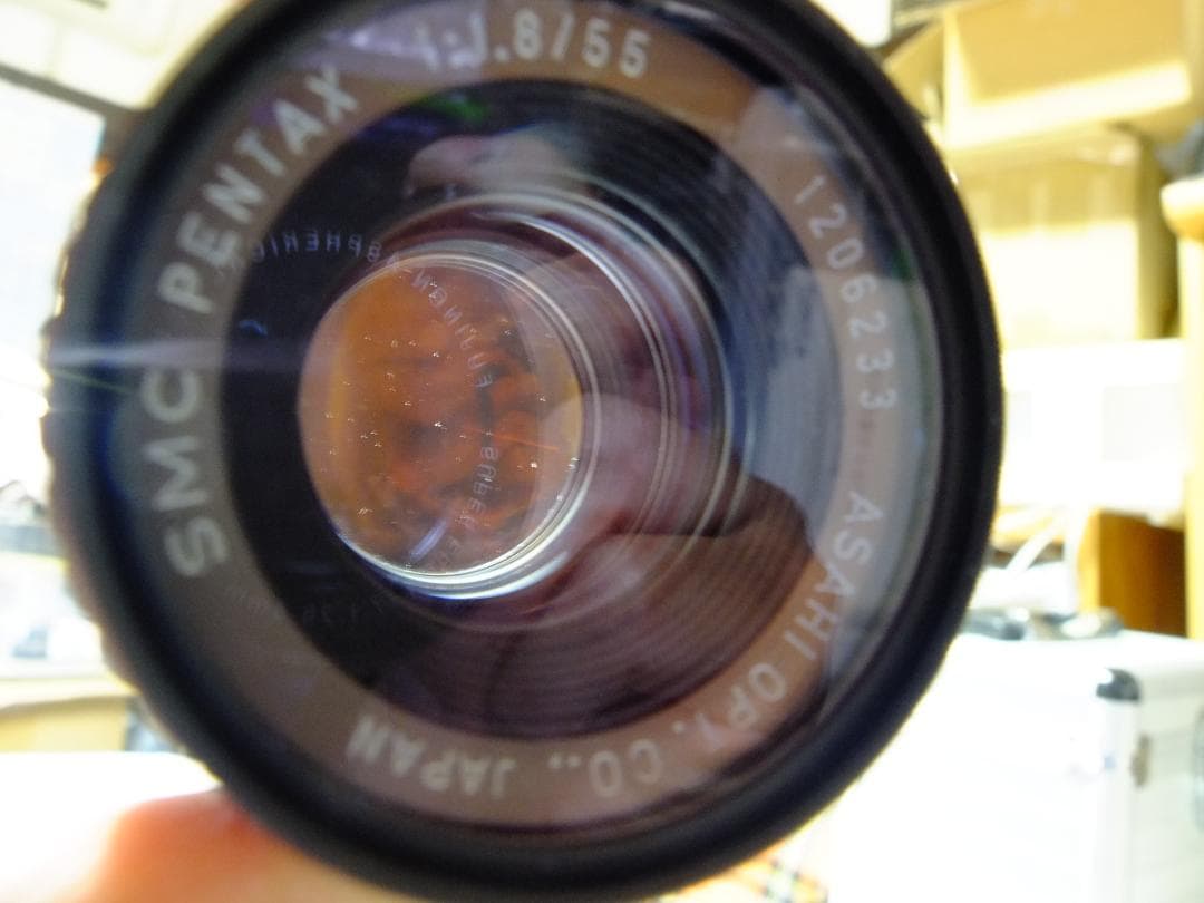 【実写確認整備品】アサヒペンタックスKMBK／PENTAX55mmf1.8付