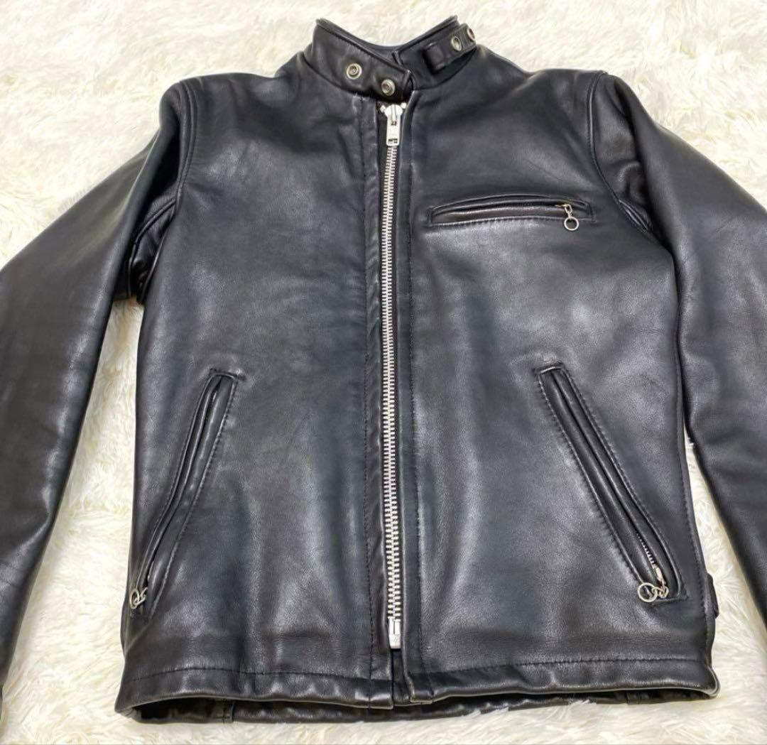 schott ショット シングルライダースジャケット641sp ライナー付き