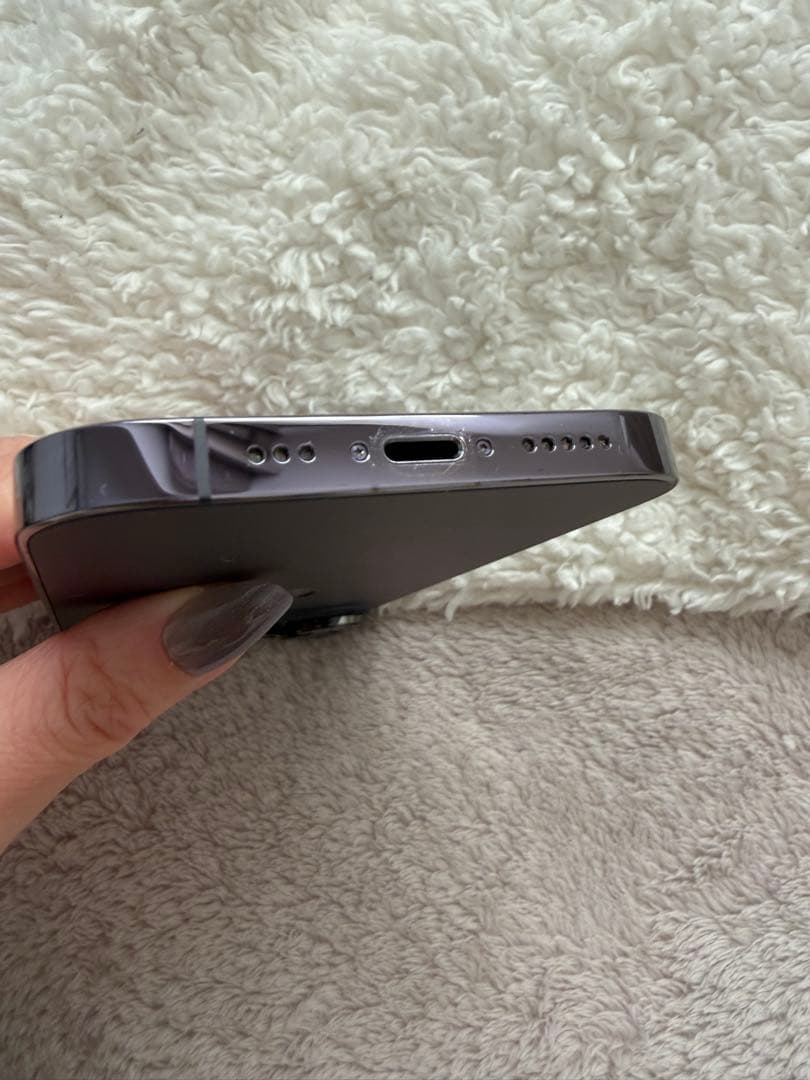 美品iPhone14Pro 256GBディープパープル SIM