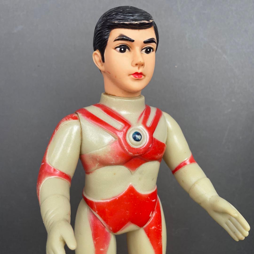 ブルマァク　ウルトラマンエース　大サイズ　 面取れソフビ　面なし