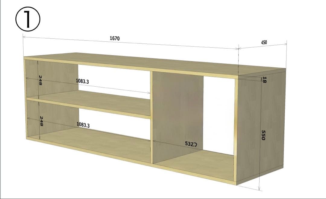 棚のオーダーメイド制作