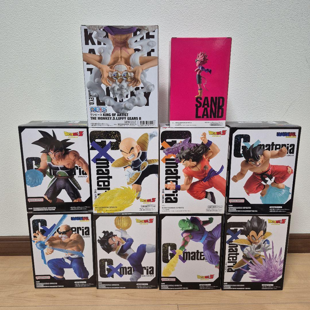 ドラゴンボール G×materia 8点 ワンピース サンドランド まとめ売り