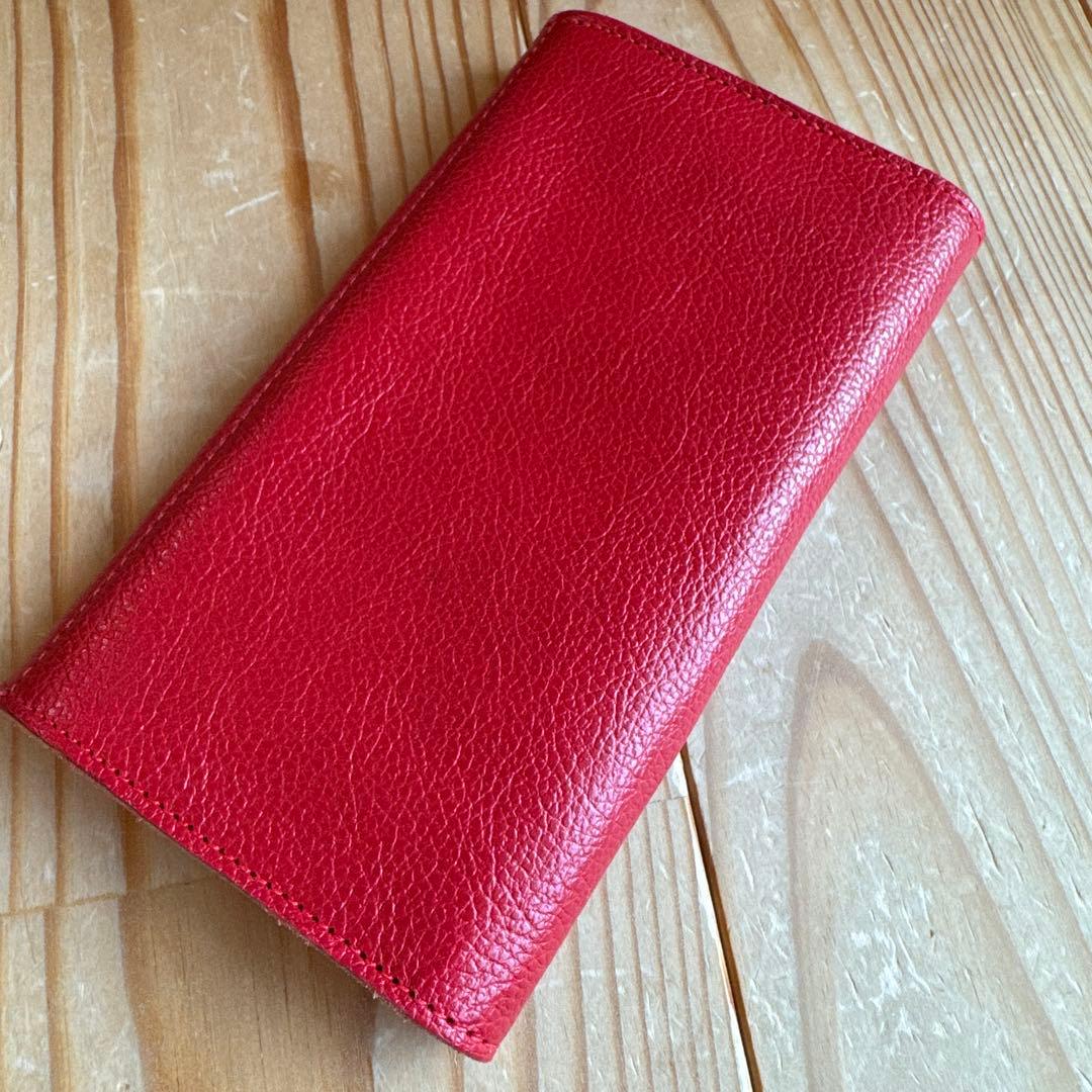【新品】IL BISONTE ミディアムウォレット レッド♡