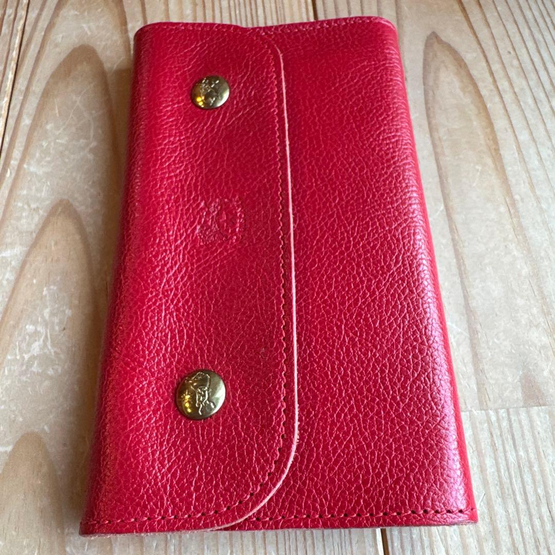 【新品】IL BISONTE ミディアムウォレット レッド♡