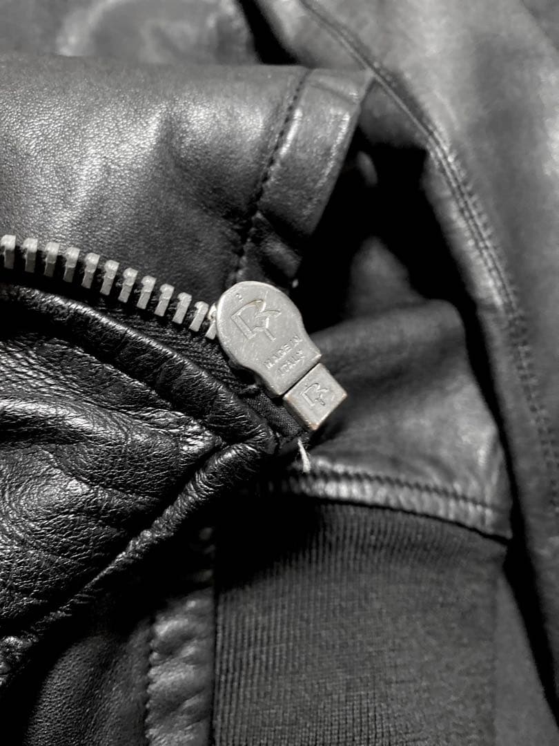 ジャケット・アウター Rick Owens archive leather biker jacket