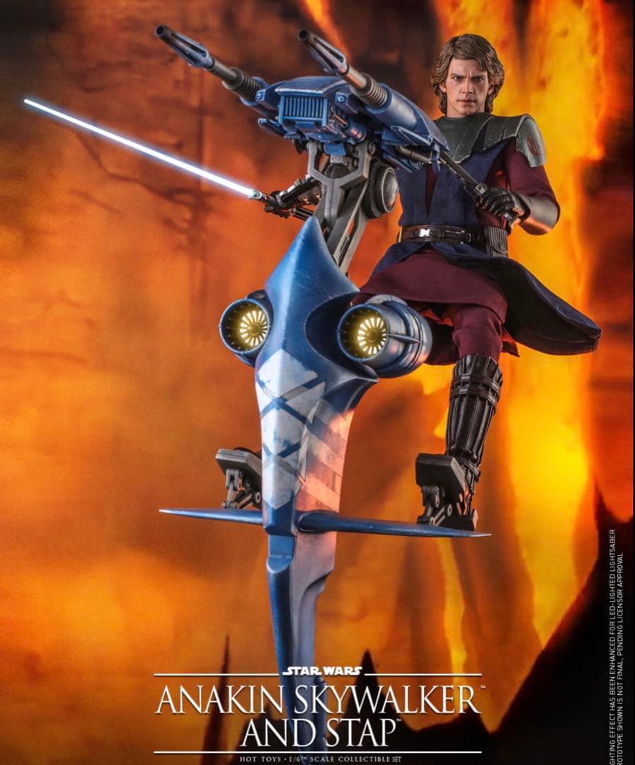 【新品】ホットトイズ アナキン＆STAP ボーナスアクセサリー付TMS020B