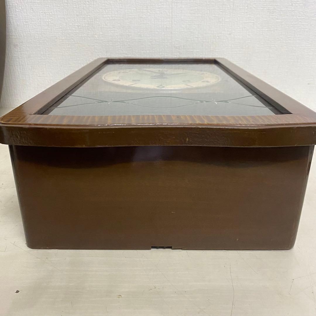 SEIKOSHA 昭和レトロ　ゼンマイ時計　虎杢　No.2720 アンティーク