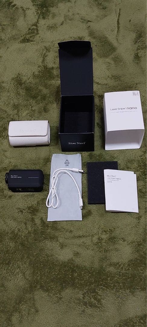 ショットナビレーザースナイパーナノnano ゴルフ用距離計 本体・付属品一式