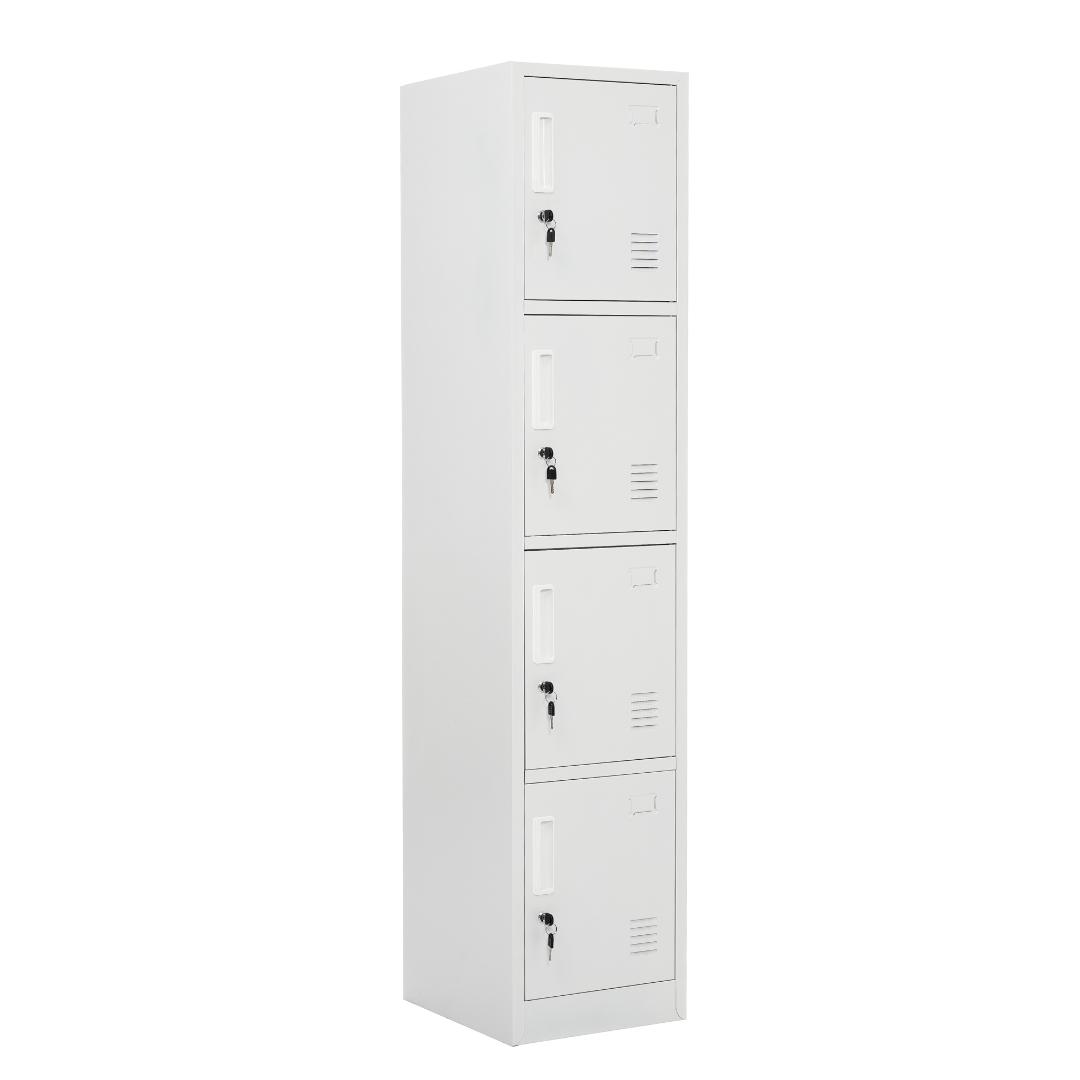 ロッカー スチール製 鍵付き 4人用 収納 オフィス 事務所 会社 店舗 病院