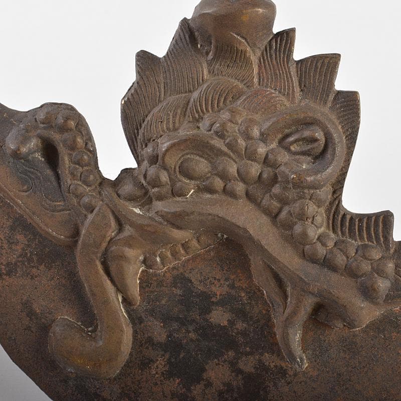 チベット密教法具　古銅　カルティカ　カルタリ　曲刀　斧　M　R7285