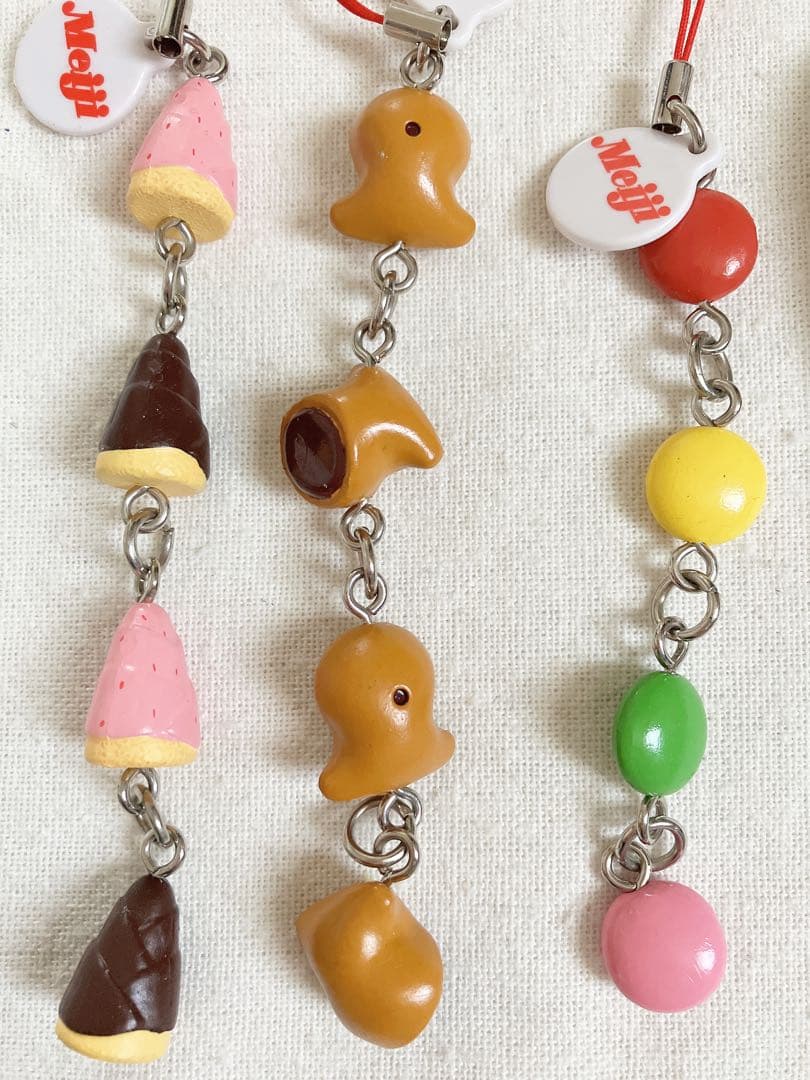 ちょこちょこりんストラップ 明治 3点セット