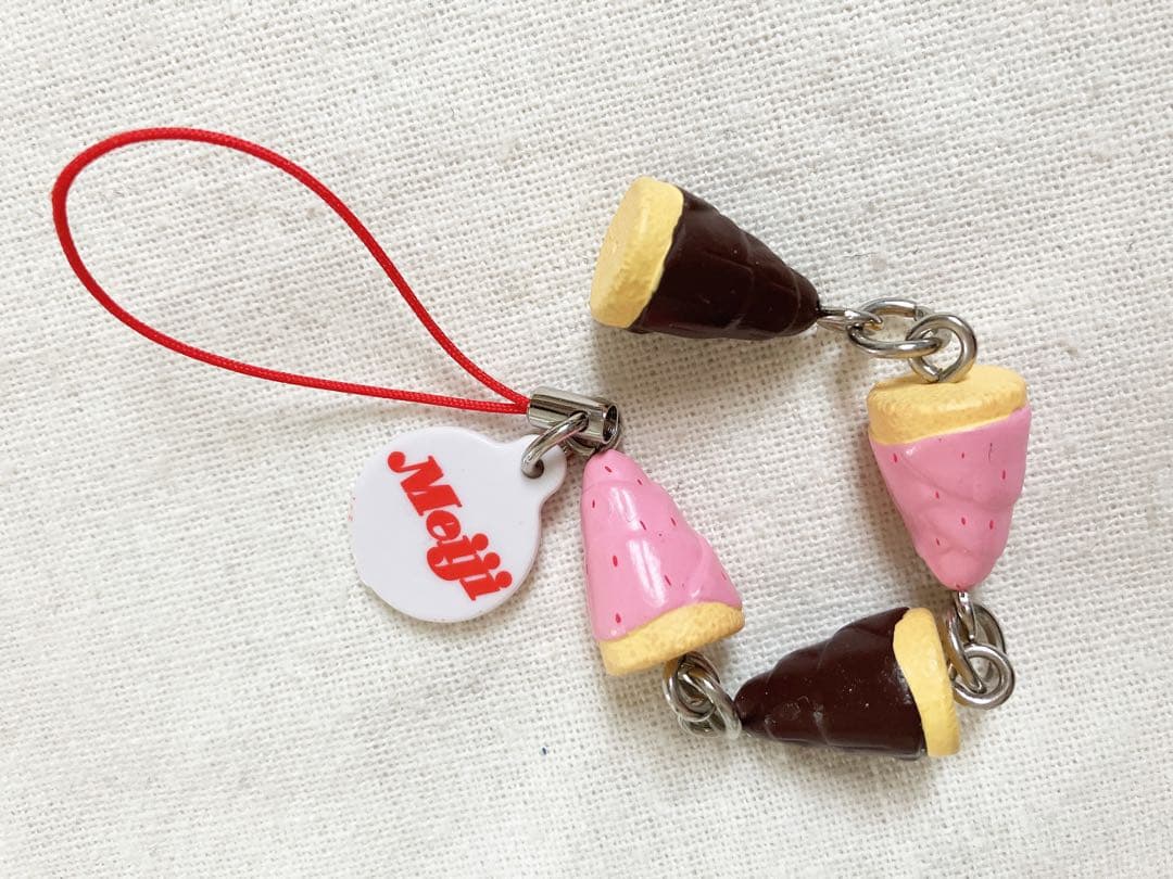 ちょこちょこりんストラップ 明治 3点セット