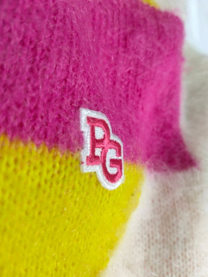 ト*)様 新品7万円 パーリーゲイツ モヘアニット＆スカート ふわふわ上下セット