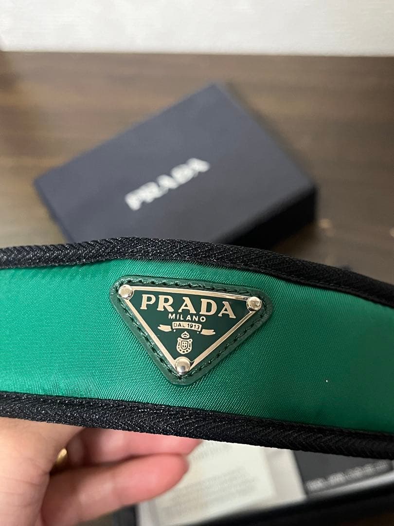 新品 完売 PRADA プラダ 首輪 Lサイズ PET BELT ペットカラー
