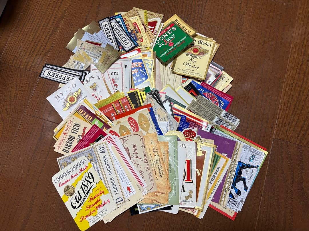 海外 ビンテージラベル ビール ワイン ウィスキー アンティーク