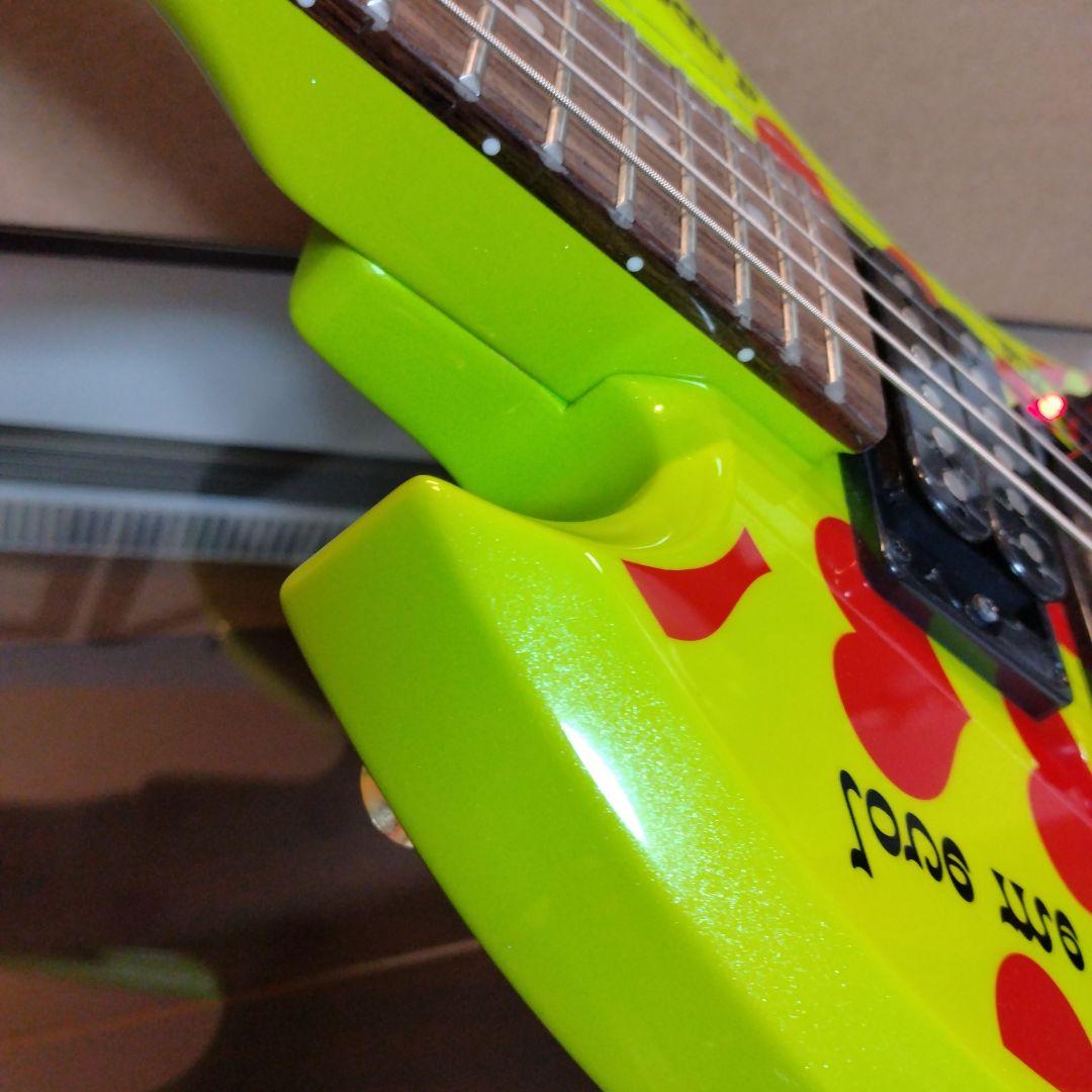 ✨️超希少✨️未使用 hideモデルギター グリーンハートJr. Burny