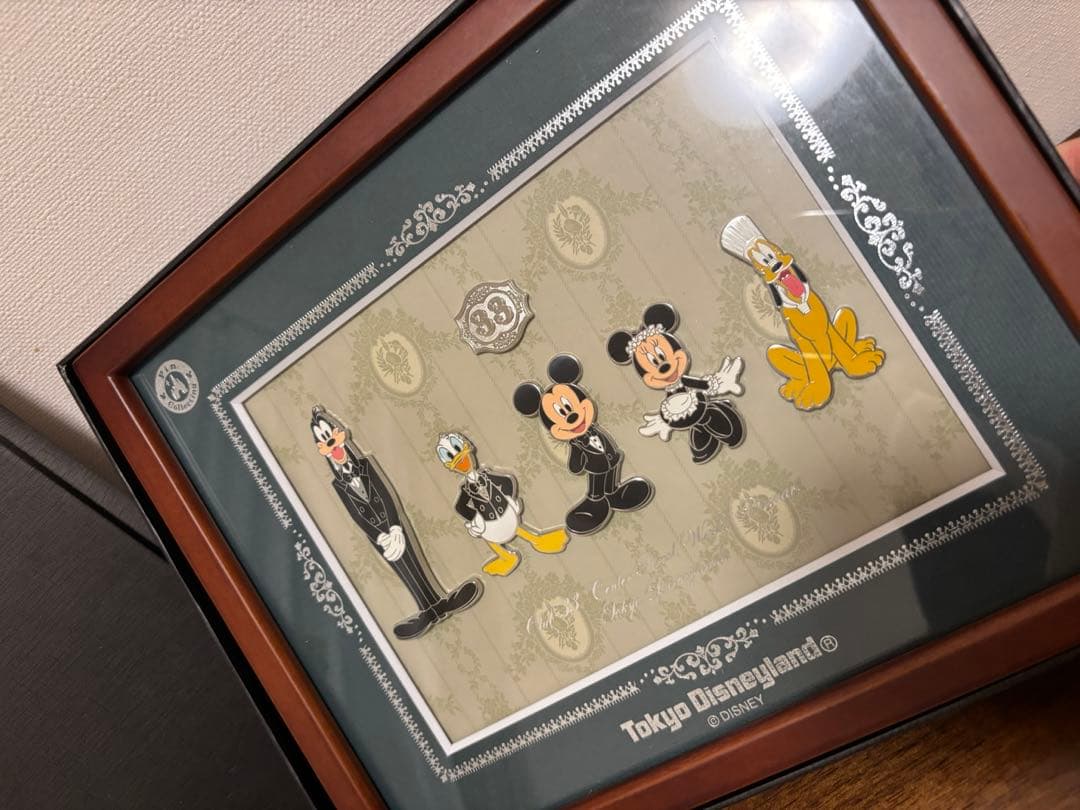 ☆ディズニー　クラブ　33 ピンバッチ　額　フレーム☆
