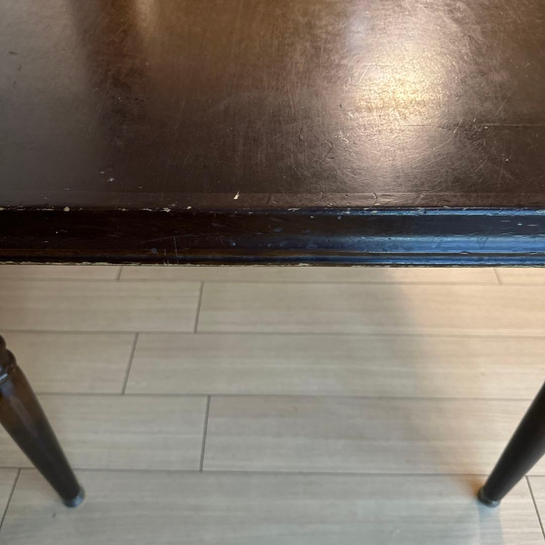 送料込み　キツツキ　飛騨産業　ダークブラウン 長方形ダイニングテーブル