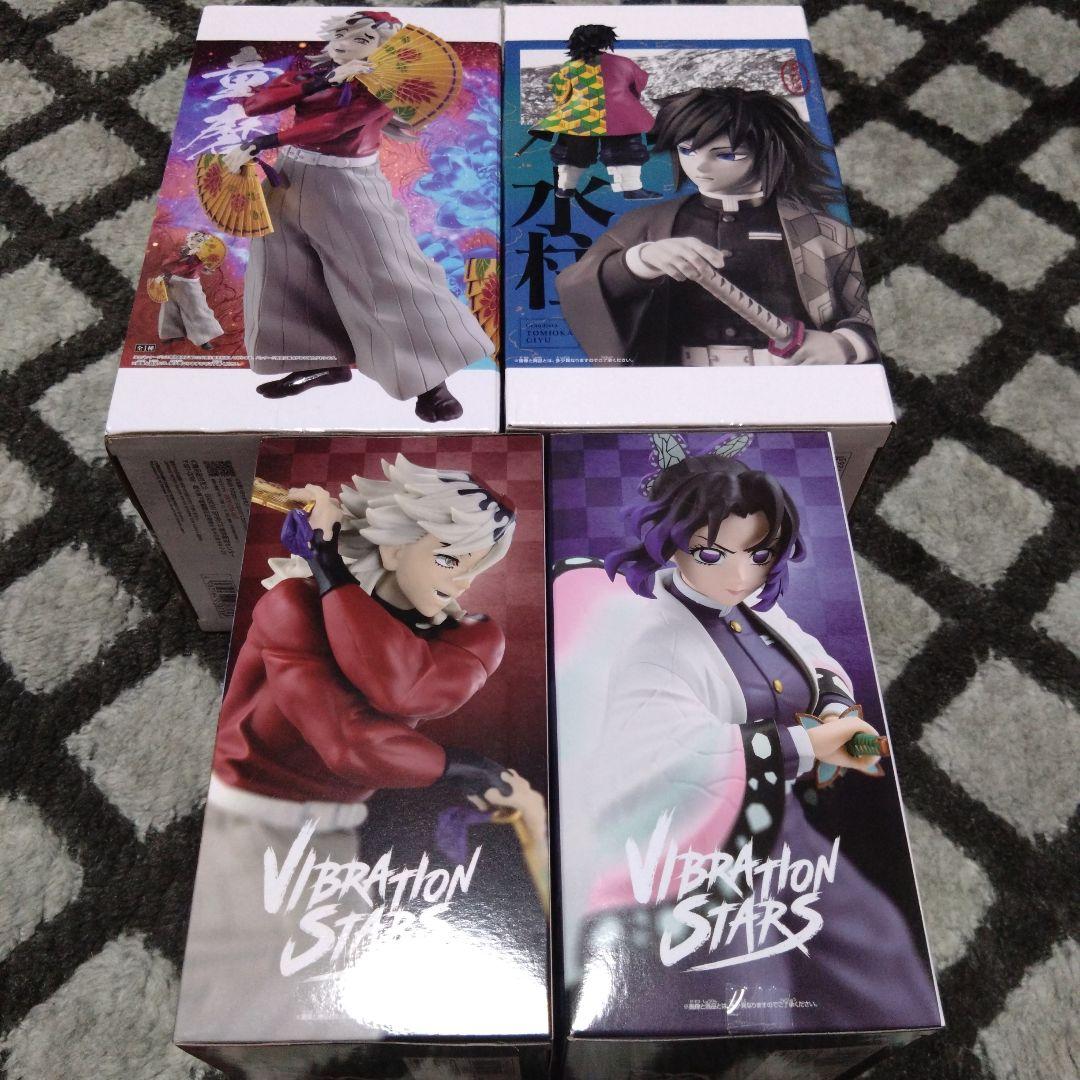 鬼滅の刃　　冨岡義勇、胡蝶しのぶ、童磨　フィギュア4体　セット