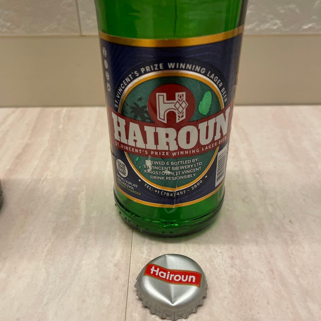 地ビール　王冠　カリブ海　世界遺産　希少　貴重　海外ビール　レア　ビール瓶