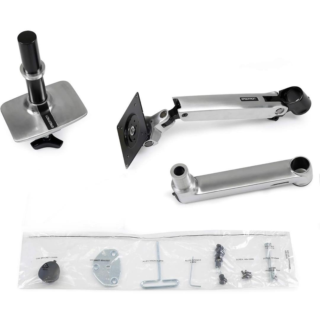 ERGOTRON エルゴトロン LX モニターアーム デスクマウント シルバー