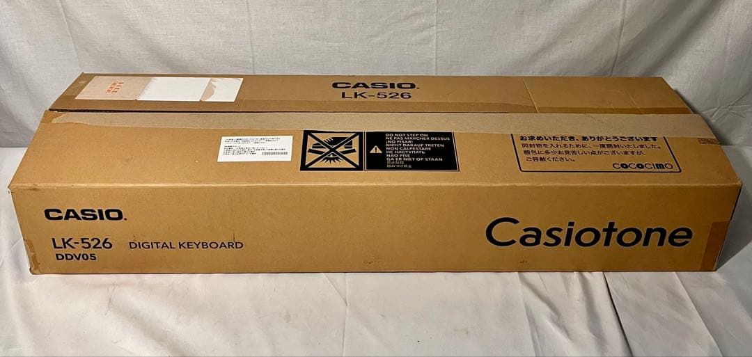 ② 2021年製　CASIO カシオ 光ナビゲーション キーボード LK-526