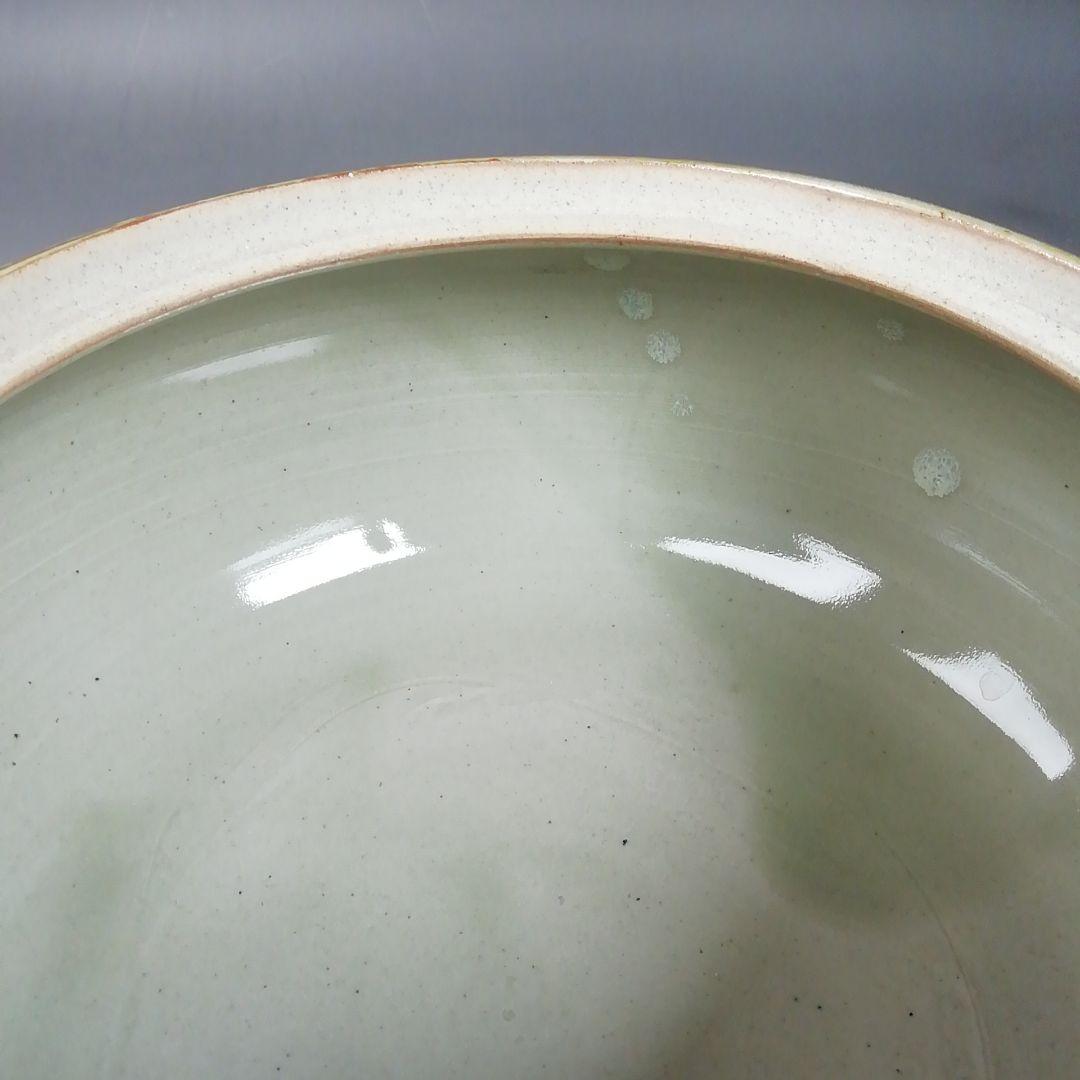 Ｗ６７　水指　『即中斎好　萬古捻梅』『福森比路志 造』　共箱　茶道具