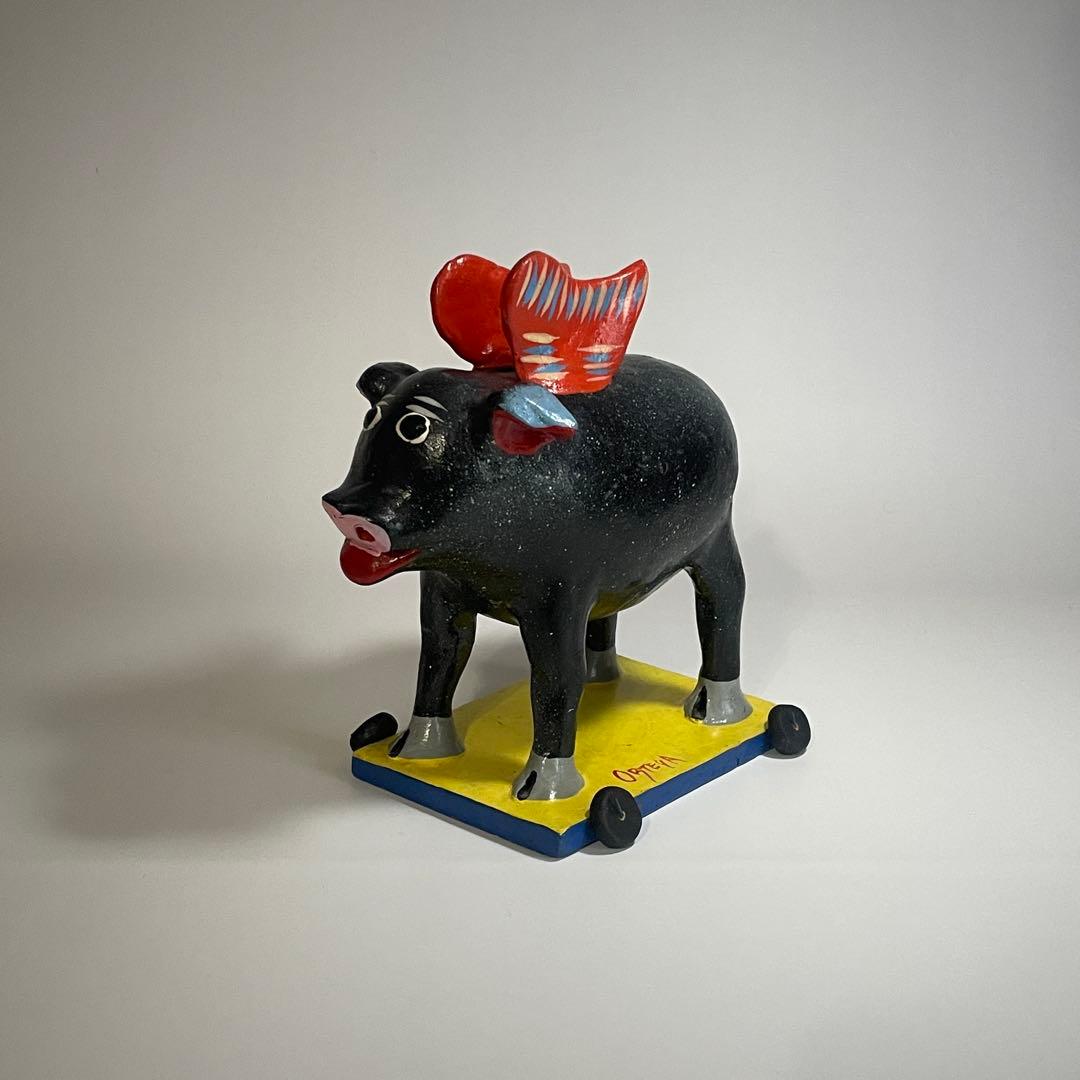 ヴィンテージ メキシコ トナラ フォークアート オブジェ