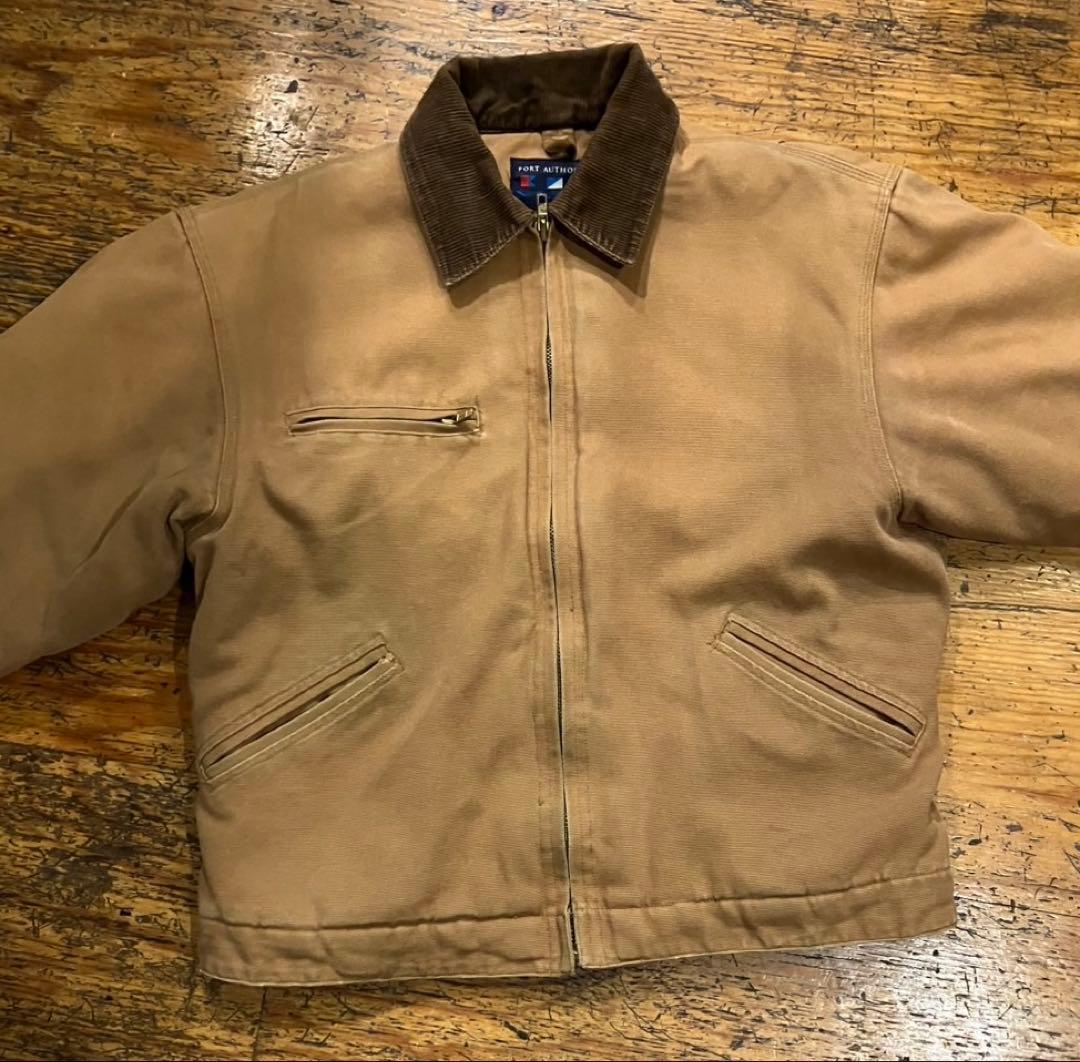 90s デトロイトジャケット 古着　短丈 ワークジャケット　ダック