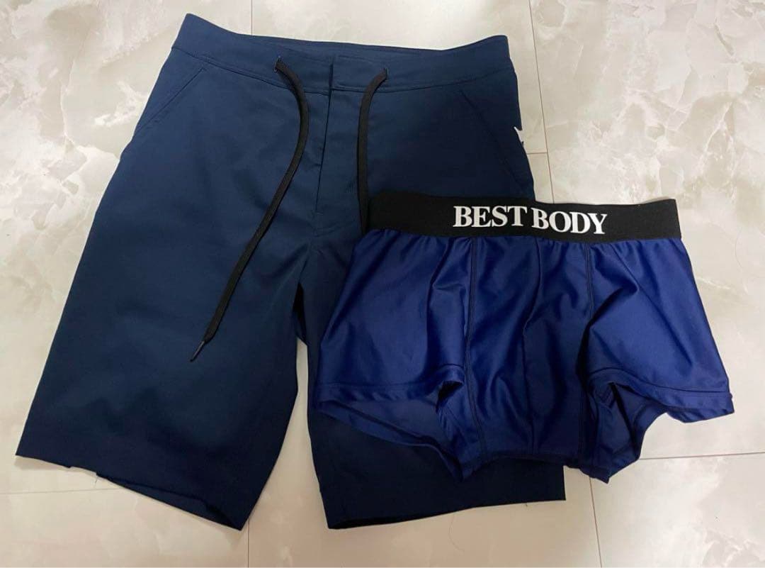 BEST BODY サーフパンツ　決勝用パンツ2点セット　ネイビー