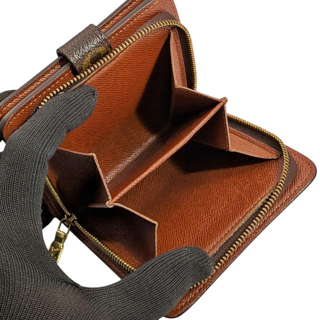 良品 ルイヴィトン モノグラム コンパクトジップ コンパクト財布 946