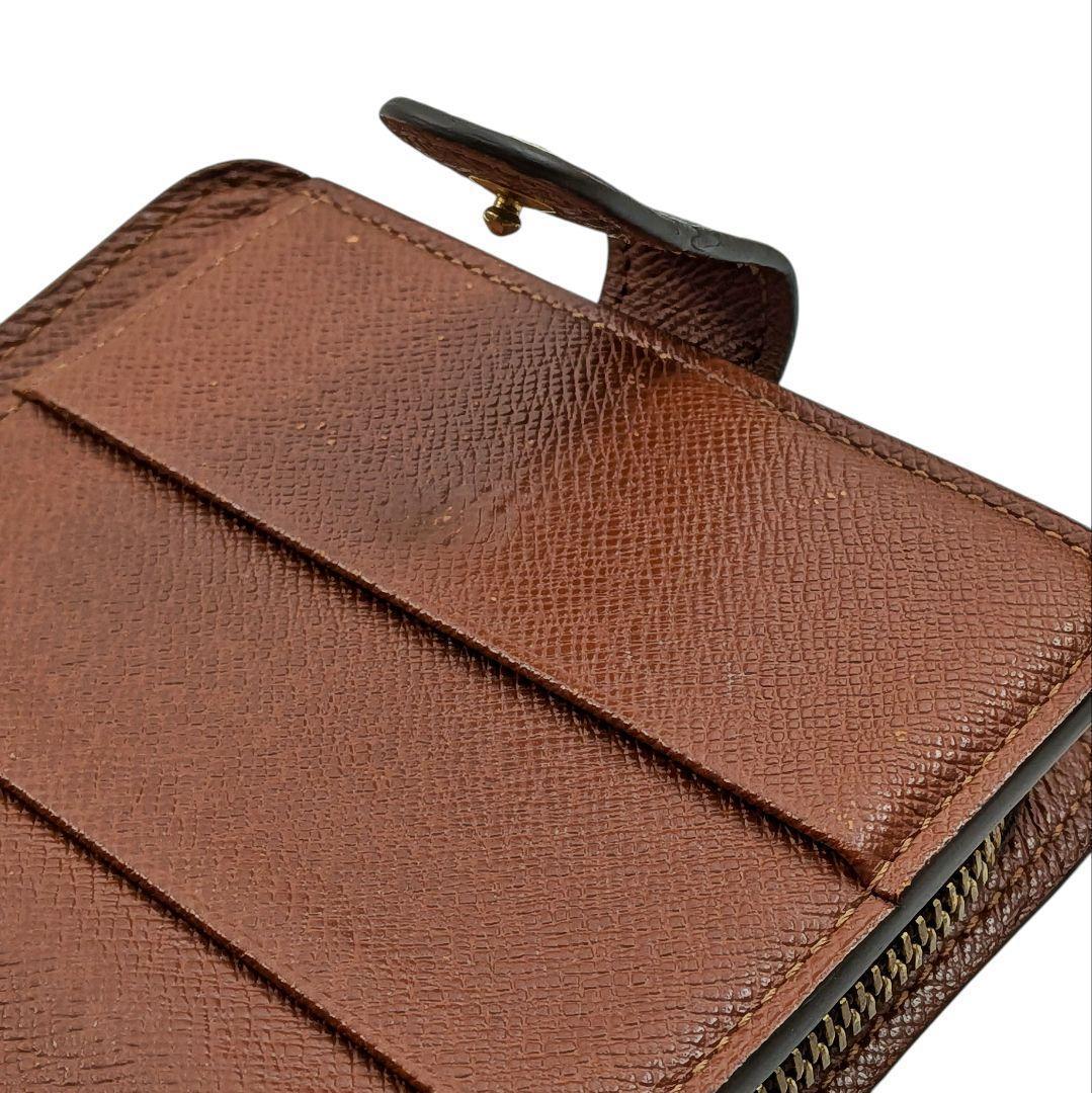 良品 ルイヴィトン モノグラム コンパクトジップ コンパクト財布 946