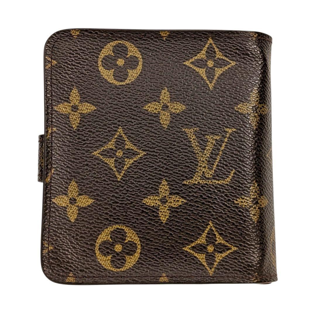 良品 ルイヴィトン モノグラム コンパクトジップ コンパクト財布 946