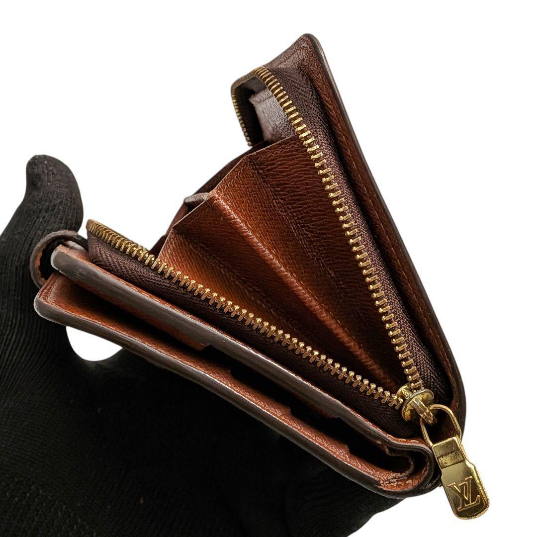 良品 ルイヴィトン モノグラム コンパクトジップ コンパクト財布 946