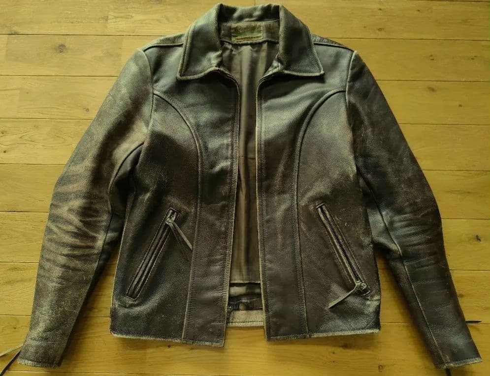 LVC Levi's リーバイス シボ革 レザージャケット 茶 M