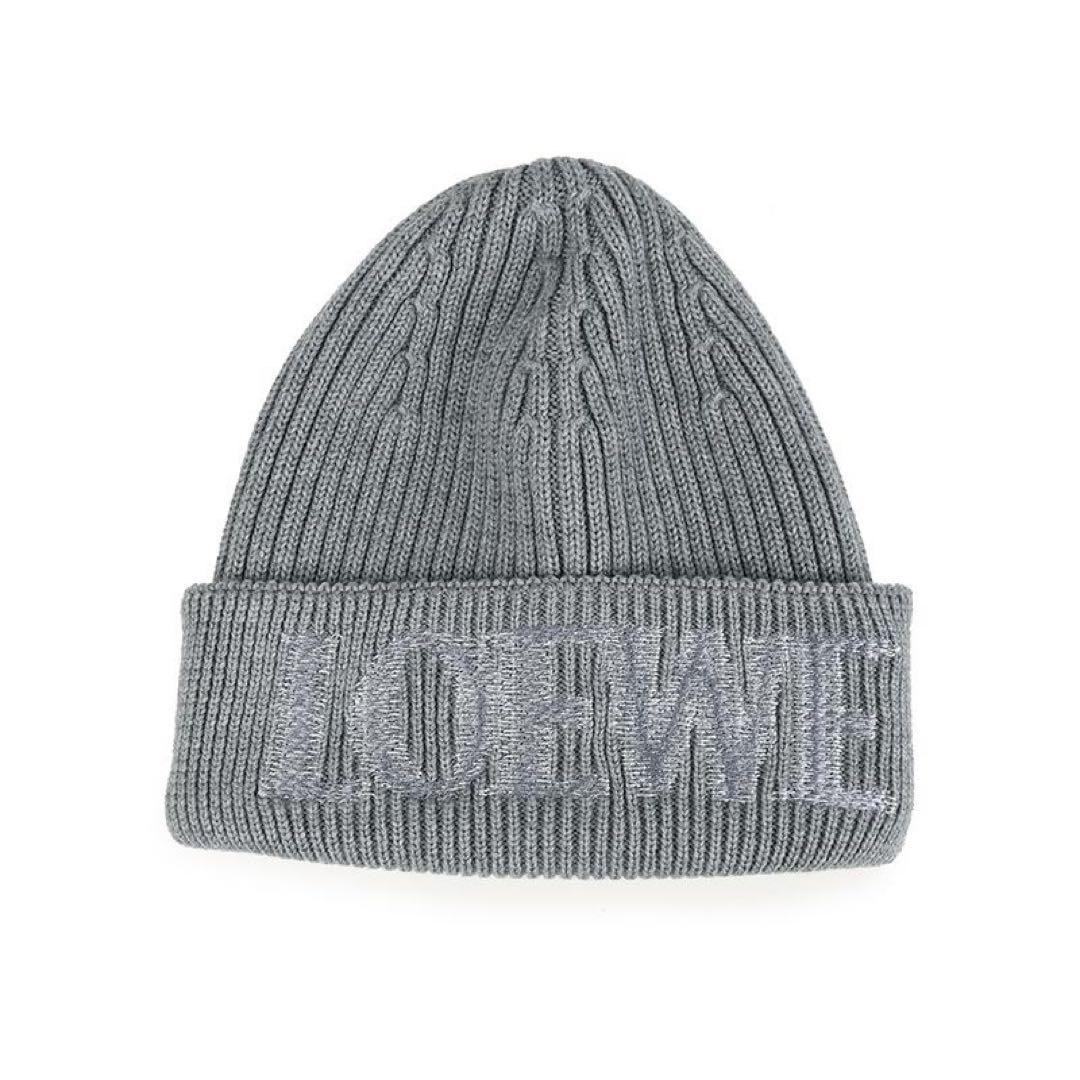 LOEWE ロエベ グレーニットキャップ