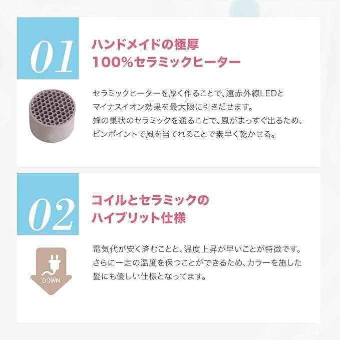 No.592 ●美容室サロン業務用プレミアムドライヤー【デュアルモ】2個