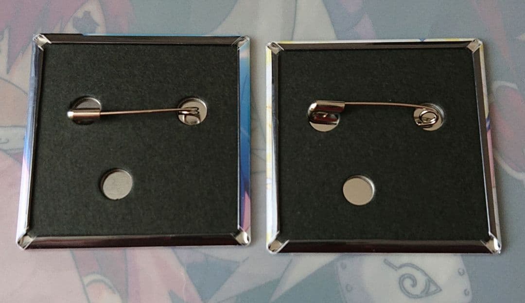 パンティ&ストッキングwithガーターベルト スクエア缶バッジ2種