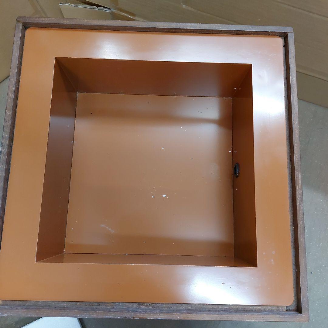 置き炉　野々島商店　茶道具 桑置き炉未使用 に近い 木の部分に2箇所 ヒビがあり