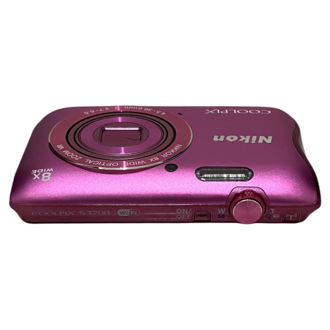 Nikon COOLPIX S3700 PK Wi-Fi搭載 デジカメ ピンク